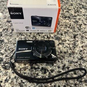 Sony Cyber-shot DSC-WX220 Black Digital Camera